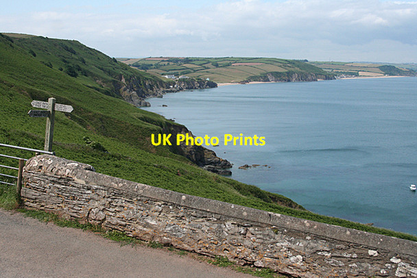 Photo 6"x4" Stokenham: signpost to Minehead Bickerton\/SX8138 c2010