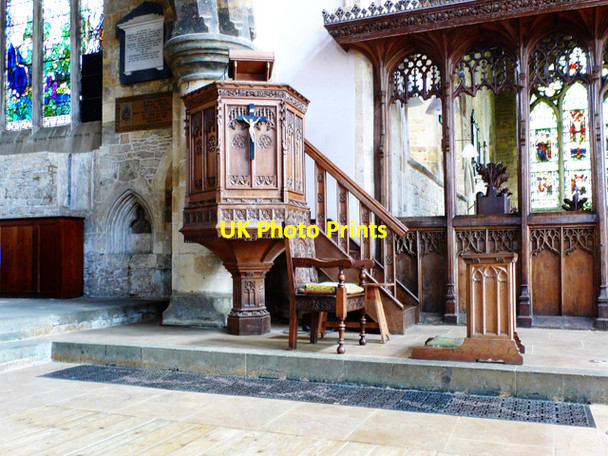 Photo 6"x4" The Pulpit, of St Paul and St Peter, Deddington Deddington c2010