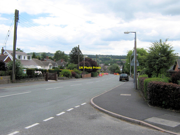 Photo 6"x4" Looking east along Station Road Biddulph c2010