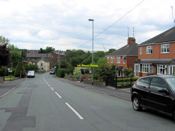 Photo 6"x4" South along Station Road Biddulph c2010