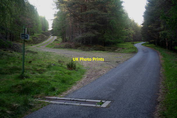 Photo 6"x4" Road drain, Glenfeshie Tolvah c2010