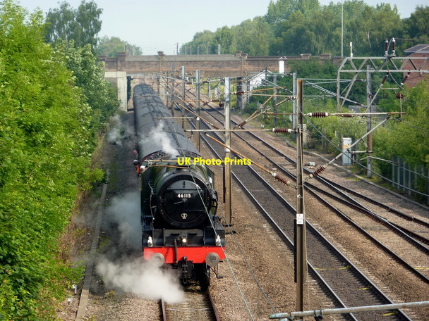 Photo 6"x4" Steam train at Retford Retford c2010