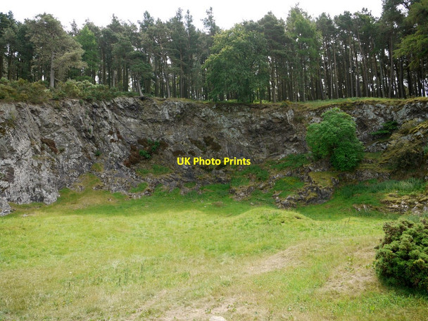 Photo 6"x4" Flodden Quarry (upper face) West Flodden c2010