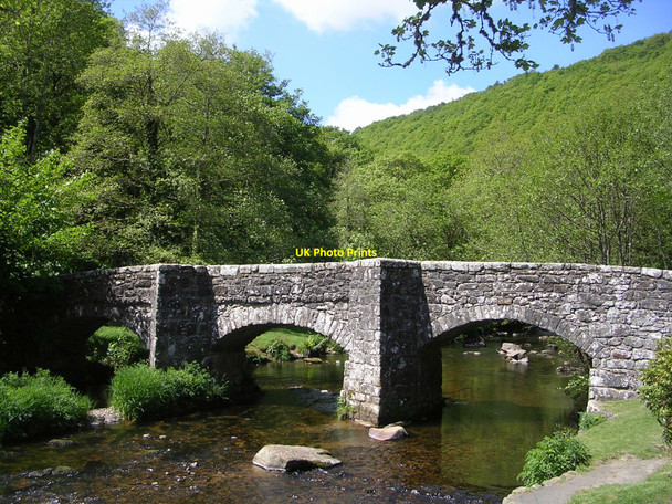 Photo 6"x4" Fingle Bridge Drewsteignton c2010
