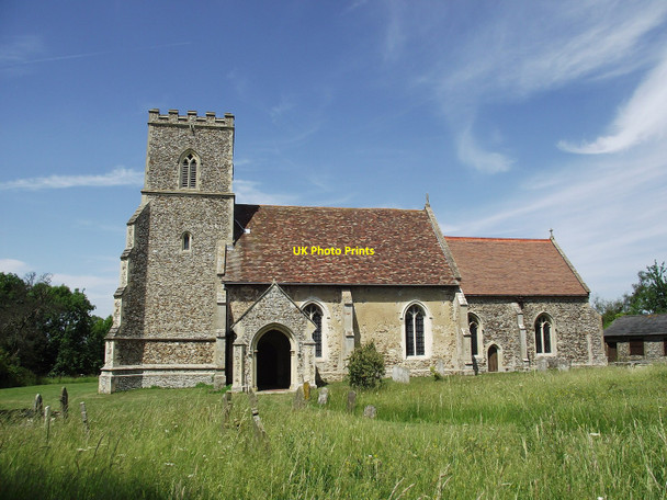 Photo 6"x4" All Saints Castle Camps Camps End c2010