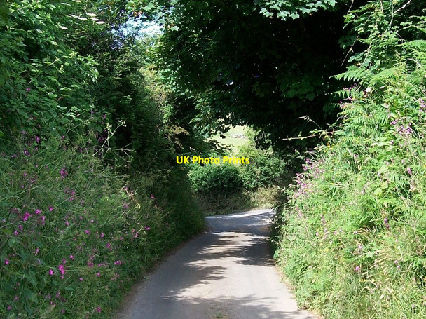 Photo 6"x4" The Lon Ffridd junction from the east Boduan c2010