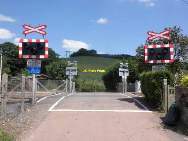 Photo 6"x4" Level crossing, near Salmonhutch Crediton c2010