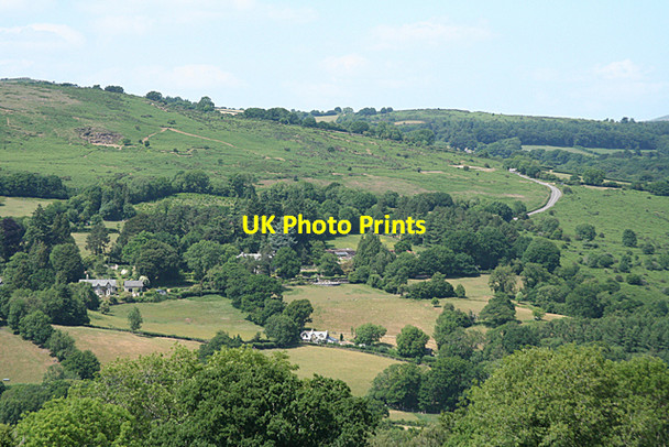Photo 6"x4" Widecombe in the Moor: Hannaford Holne c2010