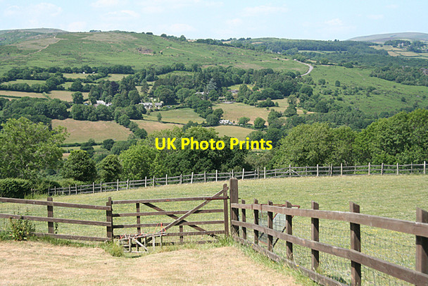 Photo 6"x4" Holne: towards Hannaford Holne c2010