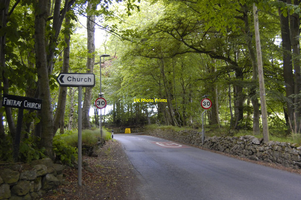 Photo 6"x4" Road out of the village. Hatton of Fintray c2010