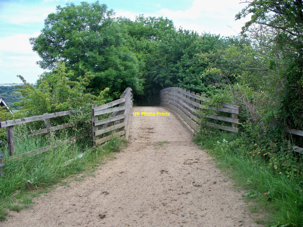 Photo 6"x4" Bridge over dismantled railway Knocklaw c2010