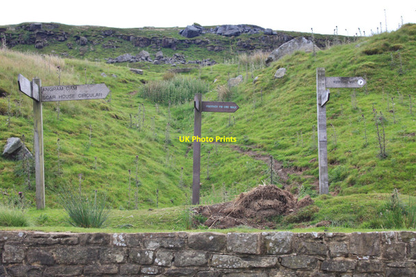 Photo 6"x4" A forest of footpath signs Middlesmoor\/SE0974 c2010