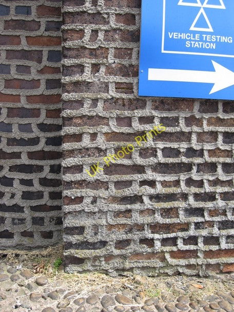 Photo 6"x4" Bench mark on the viaduct in New Crane Street Chester c2009