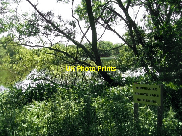 Photo 6"x4" Un-named lake, Altofts Ings (1) Normanton\/SE3822 c2010