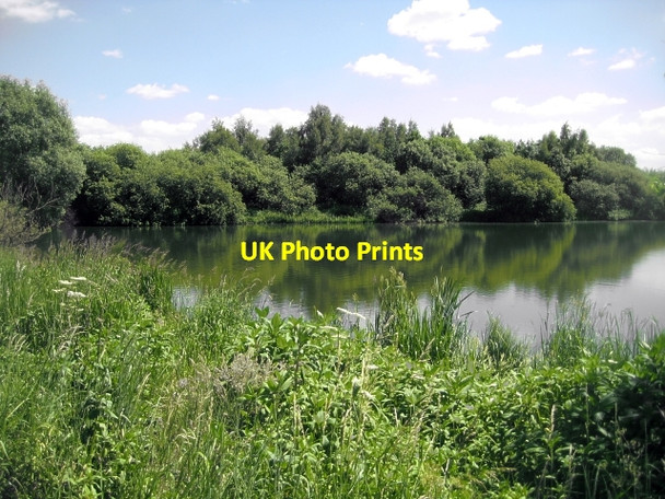 Photo 6"x4" Un-named lake, Altofts Ings (3) Normanton\/SE3822 c2010