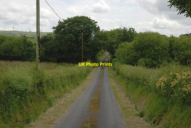 Photo 6"x4" Minor road heading south Rhos-y-garth c2010