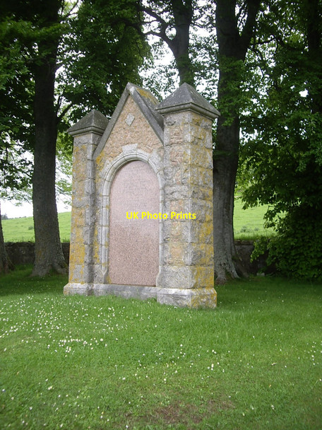 Photo 6"x4" Tombstone in Migvie kirkyard Migvie c2010