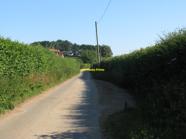 Photo 6"x4" Smokyhouse Lane nearing Middle Barn Cottages Selham c2010