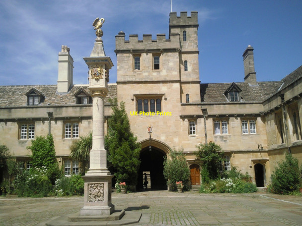 Photo 6"x4" The sundial in Front Quad at Corpus Christi College, Oxford Oxford\/SP5106 c2010