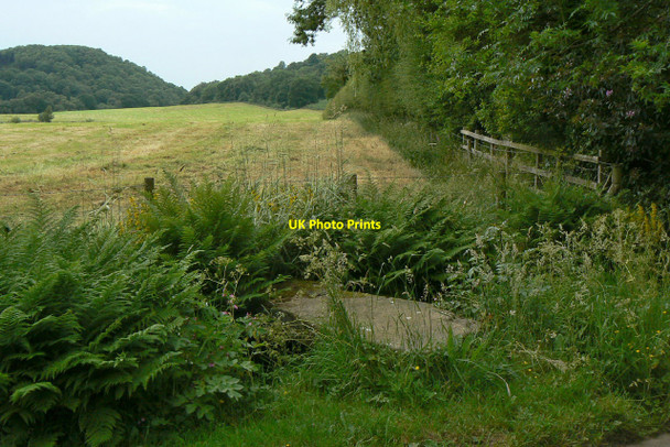 Photo 6"x4" Bridge over the Bosley Brook Bosley c2010
