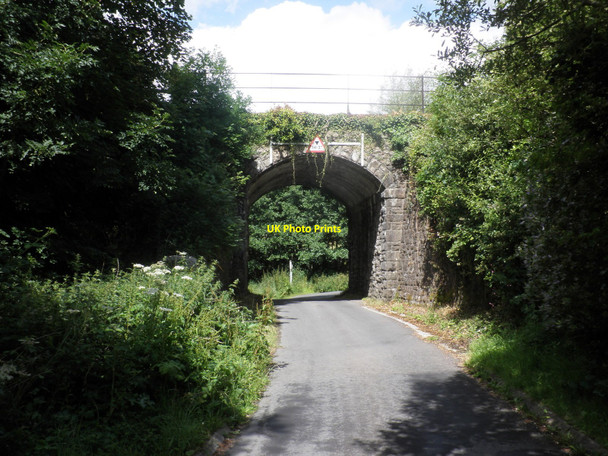 Photo 6"x4" Railway overbridge, east of Okehampton Okehampton c2010