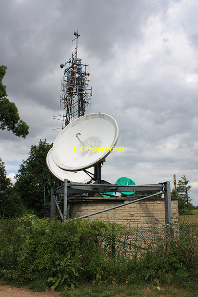 Photo 6"x4" Communication mast, Churchdown Hill Badgeworth c2010