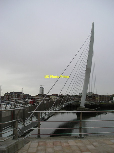 Photo 6"x4" Sail bridge Swansea\/Abertawe c2009