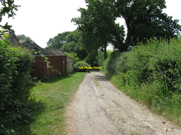 Photo 6"x4" Vanguard Way passing through Holders Farm High Hurstwood c2010