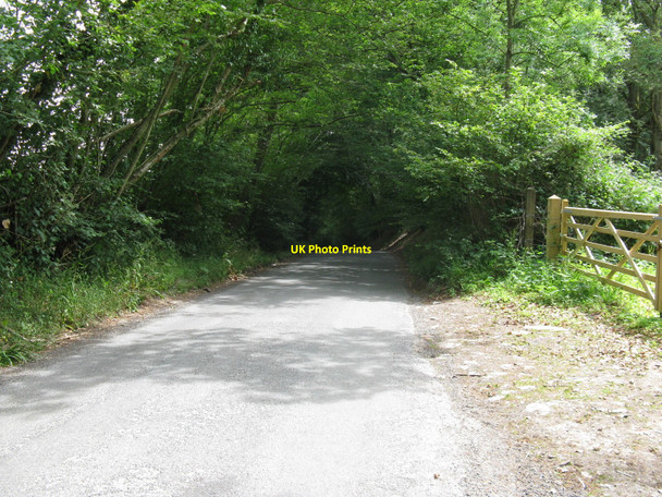 Photo 6"x4" View east on Burnt Oak Road towards Burnt Oak High Hurstwood c2010