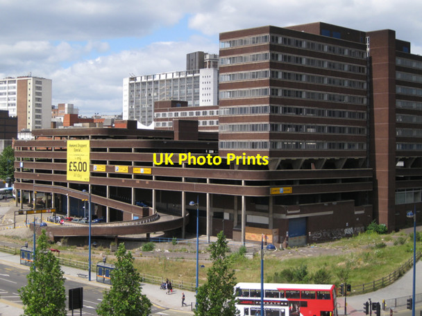 Photo 6"x4" Northeast aspect of Albert Street car park Birmingham c2010