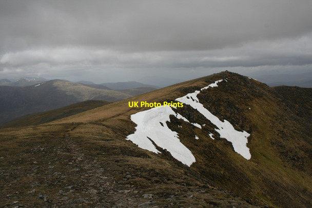 Photo 6"x4" Summit ridge, Beinn Eibhinn Beinn Eibhinn c2010