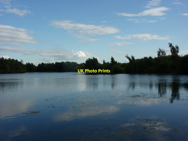 Photo 6"x4" Expanse of water at Daneshill Lakes Torworth c2010