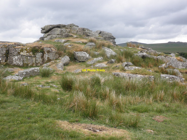 Photo 6"x4" Winter Tor Belstone c2010