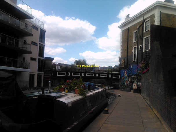 Photo 6"x4" St Pancras Way bridge on the Regent's Canal #2 Camden Town c2010