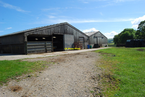 Photo 6"x4" Modern cattle sheds at Low Birkwith Selside\/SD7875 c2010