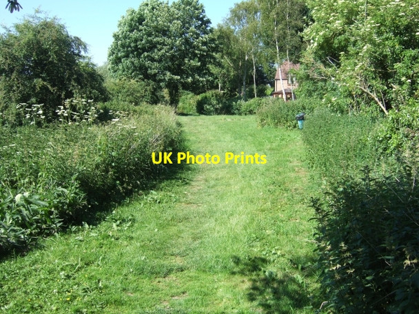 Photo 6"x4" Winfrith Newburgh: riverside walk Winfrith Newburgh c2010