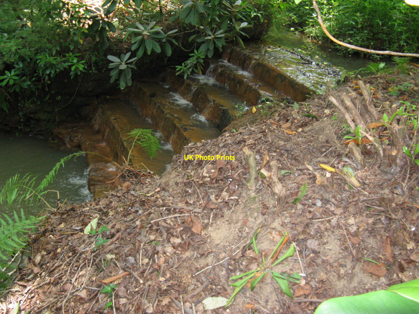 Photo 6"x4" Manmade cascade near Brook House Burnt Oak\/TQ5127 c2010