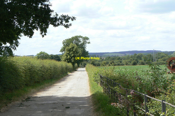 Photo 6"x4" Lane to Hilltop Farm Hucknall c2010