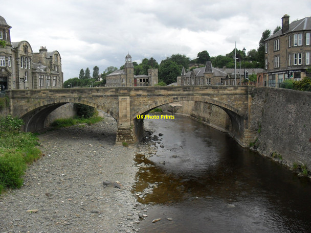 Photo 6"x4" The old North Bridge over the Teviot in Hawick Hawick c2010
