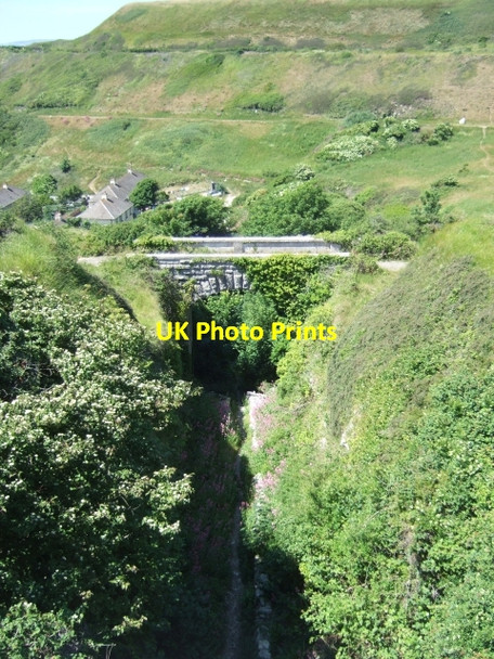 Photo 6"x4" Bridge over the inclined plane from quarry Fortuneswell c2010