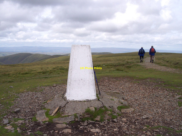 Photo 6"x4" The Calf trig point Howgill\/SD6396 c2010