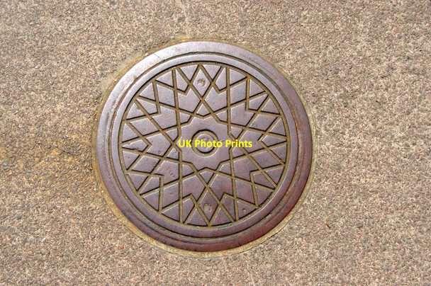 Photo 6"x4" Coal Hole Cover, Wyndham Place, London, NW1 Westminster c2010