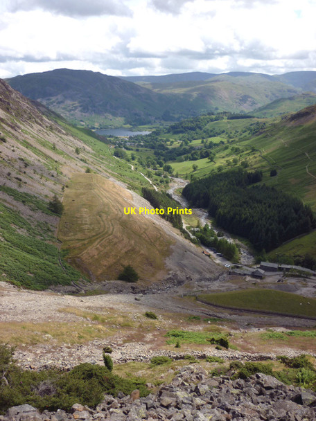 Photo 6"x4" Spoil heap, Greenside Mine Glenridding c2010