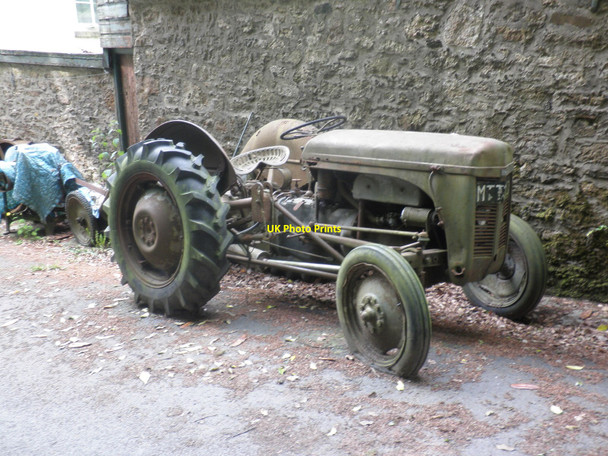 Photo 6"x4" Old Ferguson tractor, Belstone Skaigh c2010