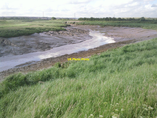 Photo 6"x4" Dartford Creek at low tide Coldharbour\/TQ5278 c2010