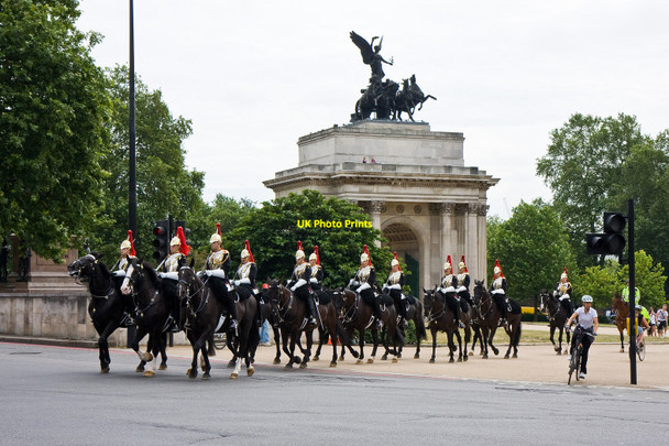 Photo 6"x4" Blues and Royals Westminster c2010