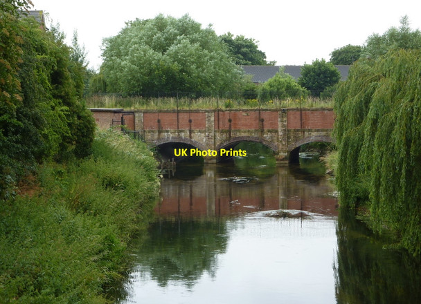 Photo 6"x4" River Idle and the canal aqueduct Retford c2010