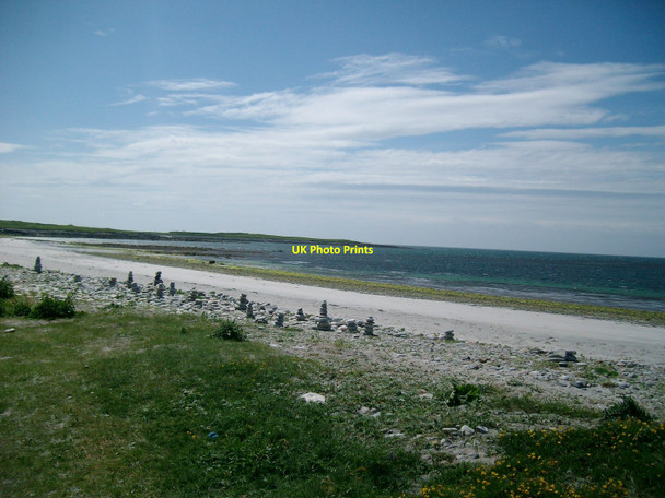 Photo 6"x4" Beach near Loch Altabrug Staoinebrig c2010