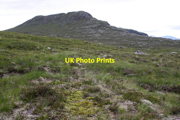 Photo 6"x4" Moorland east of Meall Breac Dirrie More c2010