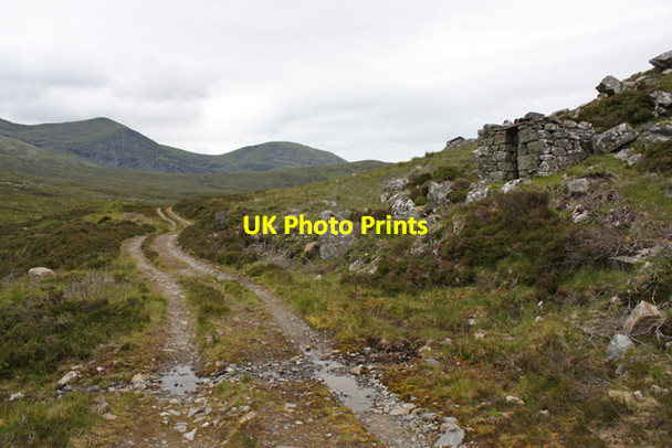 Photo 6"x4" Shelter south of Meall-Breac Allt a' Mhadaidh c2010
